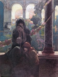 Les riches festoyant dans leurs belles maisons tandis que les mendiants étaient assis aux portes, 1913